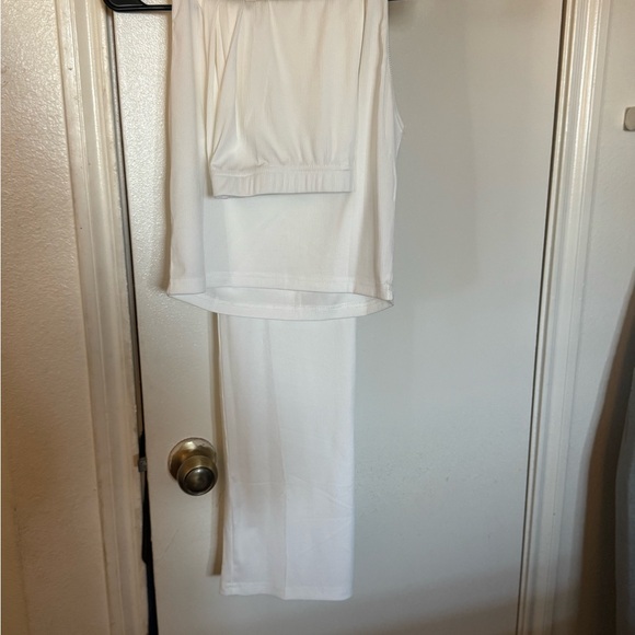 White Ribbed Tank Top - Picture 5 of 5